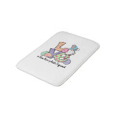 Love Easter Teacher's Aide Gnomes Teacher Easter 2 バスマット (アングル)