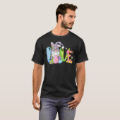 Love Easter With Gnomieおもしろい格言イースターチームF Tシャツ (正面フル)