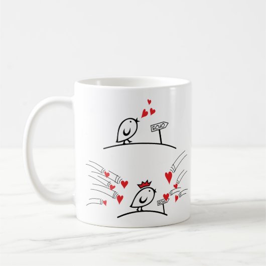 LOVE ECHO - Birds Tweetlercools 1漫画 コーヒーマグカップ (左)