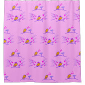 LOVE ECHO - Birds Tweetlercools 3漫画 シャワーカーテン (正面)