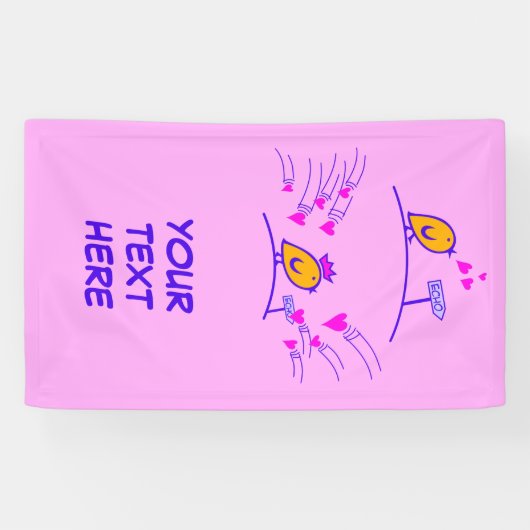 LOVE ECHO - Birds Tweetlercools 3漫画 横断幕 (横)