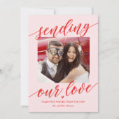 Love Editable Color Valentine's Day Cardの送信 シーズンカード (正面)