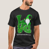 Love Eighth Grade Gnome St Patrick’S Day Green Pla Tシャツ (正面)