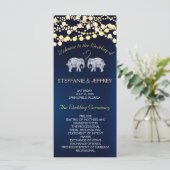 LOVE/ELEPHANT NIGHT LIGHTS結婚式 プログラム (スタンド正面)