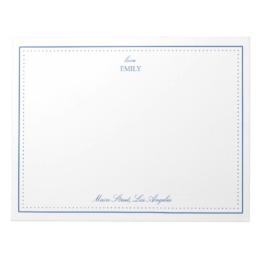 Love, Emily Notepad ノートパッド (正面)