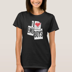 Love Emo Boys Emotional Hardcore Emocore Boys Tシャツ