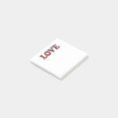 Love Emoji's Post-It® Notes, 3" x 3" ポストイット (アングル)