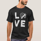 Love Engineer  Civil Engineering Engineers Tシャツ (正面)