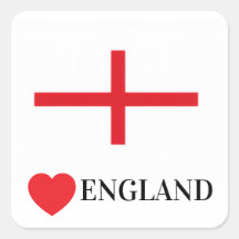 Love England抗議ステッカー