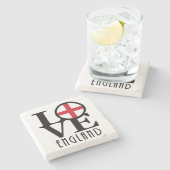 LOVE England ストーンコースター (横)