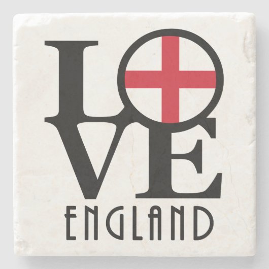 LOVE England ストーンコースター (正面)