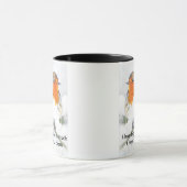 Love English Robin Birds so much Iおもしろい引用文 マグカップ (中央)