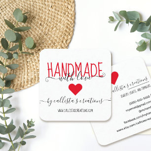 Love Etsy Home Crafter Art Fairで手作り スクエア名刺