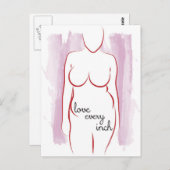 Love Every Inchポストカード ポストカード (正面/裏面)