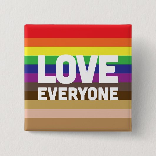 Love Everyoneボタン 缶バッジ (正面)