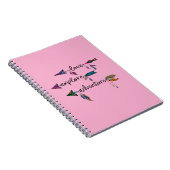 Love Explore Adventure Arrow Tribal Boho Design ノートブック (右側)