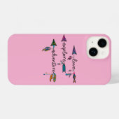 Love Explore Adventure Arrow Tribal Boho Design iPhoneケース (裏面横)