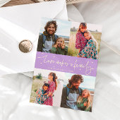 Love Family Lemon Wisteria Valentines Day Photo シーズンカード