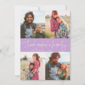 Love Family Lemon Wisteria Valentines Day Photo シーズンカード (正面)