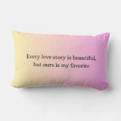 Love & Family Personalized Pillow – Perfect Gift ランバークッション (裏面)