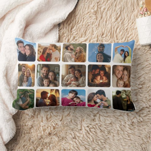 Love & Family Personalized Pillow – Perfect Gift ランバークッション (ブランケット)