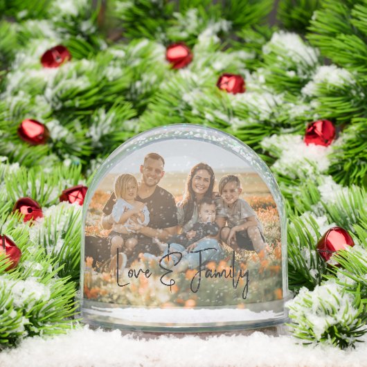 Love & Family Simple Modern Photo Template Custom (クリスマス)