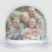 Love & Family Simple Modern Photo Template Custom (正面)