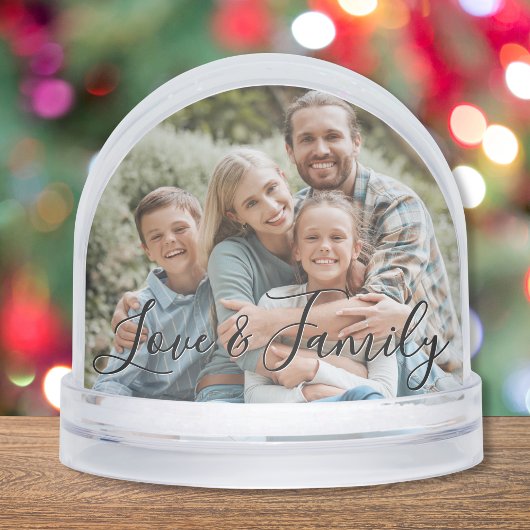 Love & Family Simple Modern Photo Template Custom