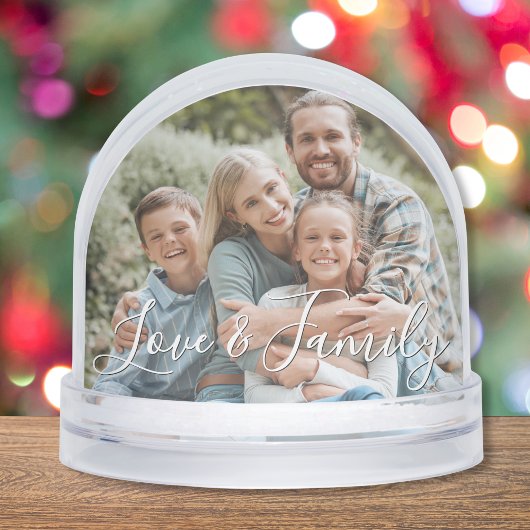Love & Family Simple Modern Photo Template Custom