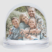 Love & Family Simple Modern Photo Template Custom (正面)