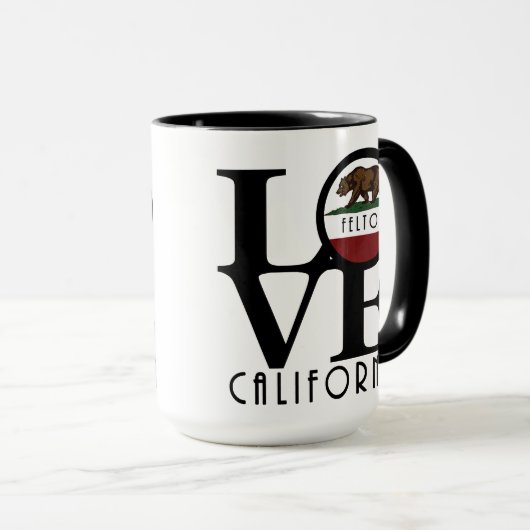 LOVE Felton California 15oz マグカップ (正面右)