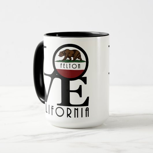 LOVE Felton California 15oz マグカップ (正面左)