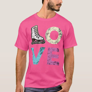 Love Figure Skating For Ice Skating Girls Tシャツ