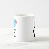 Love - Fiji Flag コーヒーマグカップ (中央)