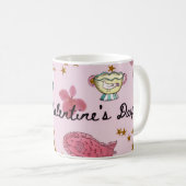 Love-Filled Valentine Coffee Mug コーヒーマグカップ (正面右)