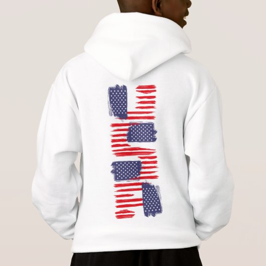 LOVE FLAG USA/EEUU TEXT BRUSH STROKE BY MASANSER P (裏面)