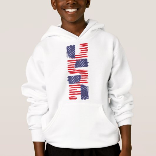 LOVE FLAG USA/EEUU TEXT BRUSH STROKE BY MASANSER P (正面)