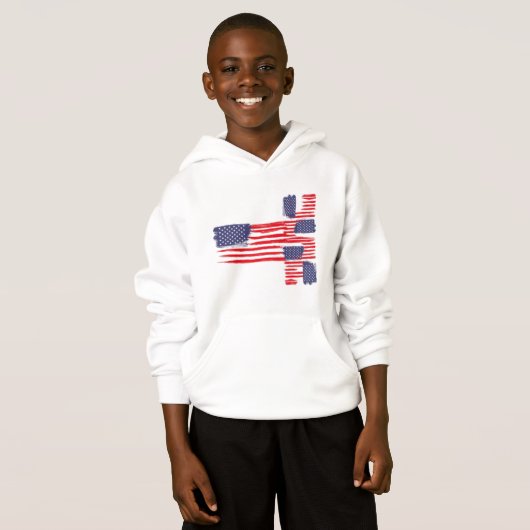 LOVE FLAG USA/EEUU TEXT BRUSH STROKE BY MASANSER P (正面フル)