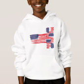 LOVE FLAG USA/EEUU TEXT BRUSH STROKE BY MASANSER P (正面)