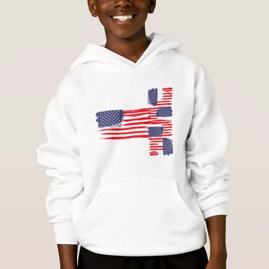 LOVE FLAG USA/EEUU TEXT BRUSH STROKE BY MASANSER P (正面)