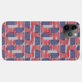 LOVE FLAG USA/EEUU TEXT BRUSH STROKE BY MASANSER P Case-Mate iPhoneケース (裏面(横))