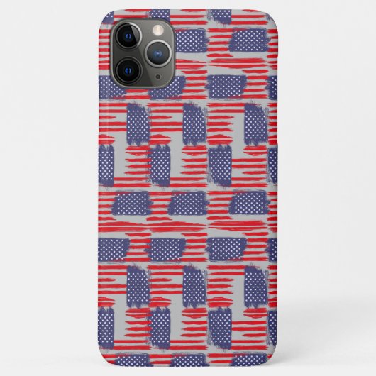 LOVE FLAG USA/EEUU TEXT BRUSH STROKE BY MASANSER P Case-Mate iPhoneケース (裏面)