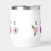 LOVE Floral Butterfly Design Romantic Gift for Her (左面)