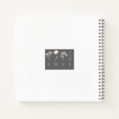 LOVE Floral  – Romantic Botanical Print ノートブック (裏面)