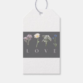 LOVE Floral  – Romantic Botanical Print Manual ギフトタグ