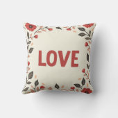 LOVE & Flower枕 クッション (裏面)