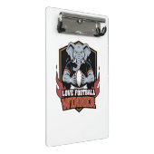love football  ミニクリップボード (アングル)