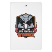 love football  ミニクリップボード (裏面)