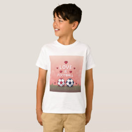 Love & Football - Arte Pixelado Tシャツ