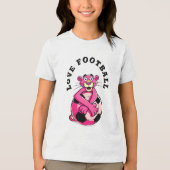 Love football T-Shirt Baby Bodysuit トライブレンドＴシャツ (正面)